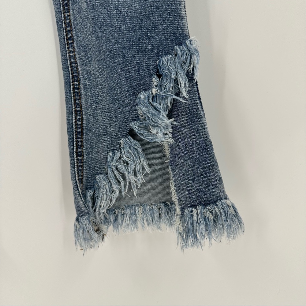 Hayden Girls Jeans Distressed Fringe G2100 Sz S 22474 - Picture 2 of 10